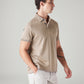 Men's Solid Slim Fit Polo T-Shirt - Side View