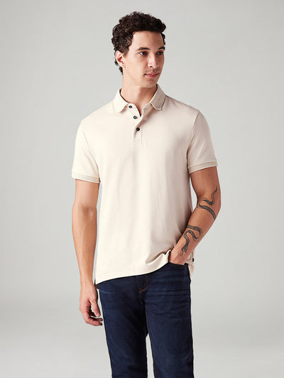 Men's Solid Slim Fit Polo T-Shirt-image-38