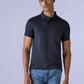 Men's Redloop Solid Navy Slim Fit Interlock Polo T-shirt - b26b17f8-69cb-461e-8074-4cb666563970 View