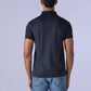 Men's Redloop Solid Navy Slim Fit Interlock Polo T-shirt - c2a6f39f-3b2f-4198-a8fc-628df92b68ed View