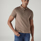 Men's Redloop Solid Slim Fit Interlock Polo T-shirt - Front View