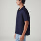 Men's Solid Relaxed Fit Linen Shirt - Side View