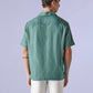 Men's Solid Loose Fit Resort Collar Redloop Shirt - 4b7abd8d-fccd-43db-b4b6-6224af5857b9 View