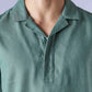 Men's Solid Loose Fit Resort Collar Redloop Shirt - 566b5b22-7c88-4dbe-9b1d-7c9b8eee62c5 View