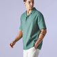 Men's Solid Loose Fit Resort Collar Redloop Shirt - 8462d39f-a723-4399-b5ca-5587e6aba2a3 View