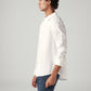 Men's Solid White Slim Fit Linen Shirt - e2163a12-e264-43c6-99a3-20e39ca88a7c View