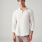 Men's Checkered Slim Fit Shirt - Front View