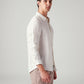 Men's Checkered Slim Fit Shirt - Side View