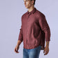 Men's Solid Slim Fit Linen Redloop Shirt - 5c21f1a4-4bd7-4ba8-b830-6dd5786547e8 View