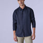 Men's Solid Slim Fit Linen Redloop Shirt - 0a73e4c0-d18d-480a-9ecc-b76b2c02ba8d View