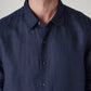 Men's Solid Slim Fit Linen Redloop Shirt - 20 View