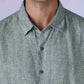 Men's Solid Slim Fit Linen Redloop Shirt - b07d75d4-831a-4297-9deb-6d6477f7ffe9 View