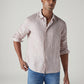 Men's Solid Slim Fit Redloop Linen Shirt - Logo View