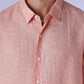 Men's Solid Slim Fit Linen Redloop Shirt - d9924ad3-9696-4bed-aabe-41c7cf12b902 View