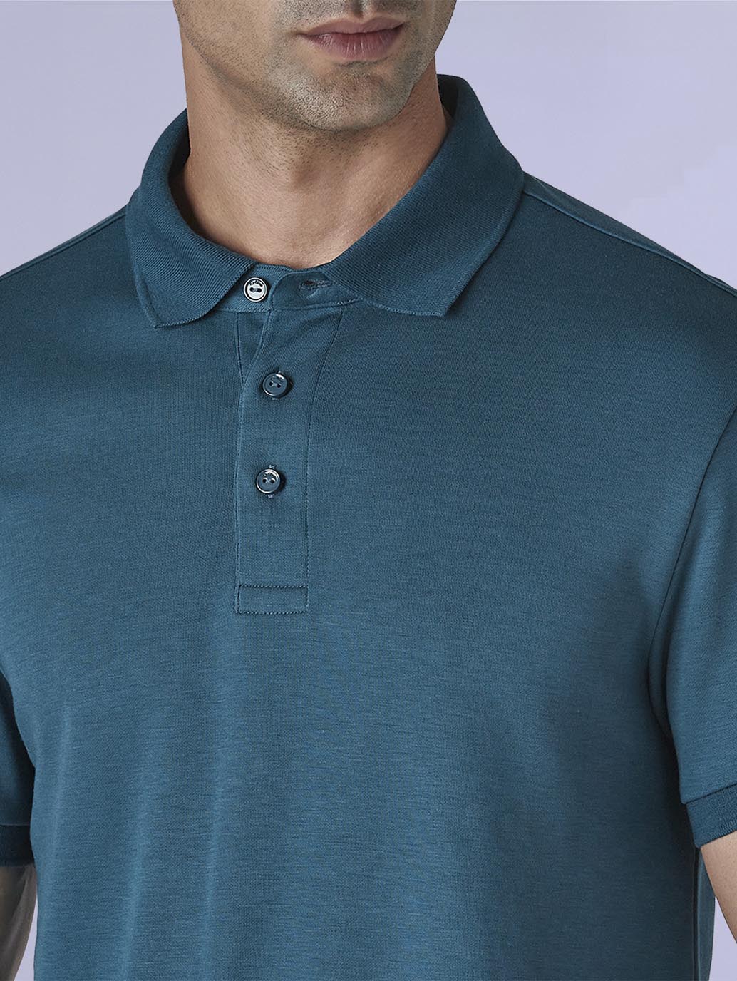 Men's Redloop Solid Slim Fit Interlock Polo T-shirt - da542656-69de-44fd-b99d-7d6e1b77bcbf View