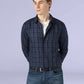 Men's Checkered Slim Fit Redloop Linen Shirt - Styleshot View