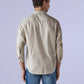 Men's Redloop Striped Slim Fit Linen Shirt - b15eb975-3e14-4b51-8197-d7e0cf0f0fa5 View