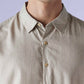 Men's Redloop Striped Slim Fit Linen Shirt - 1db24173-4b5c-4466-9c72-8a2de8869c2b View