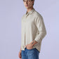 Men's Redloop Striped Slim Fit Linen Shirt - c5f3b9b3-ad2b-4404-a36d-c20af908a26e View