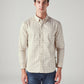 Men's Checkered Slim Fit Shirt - Front View