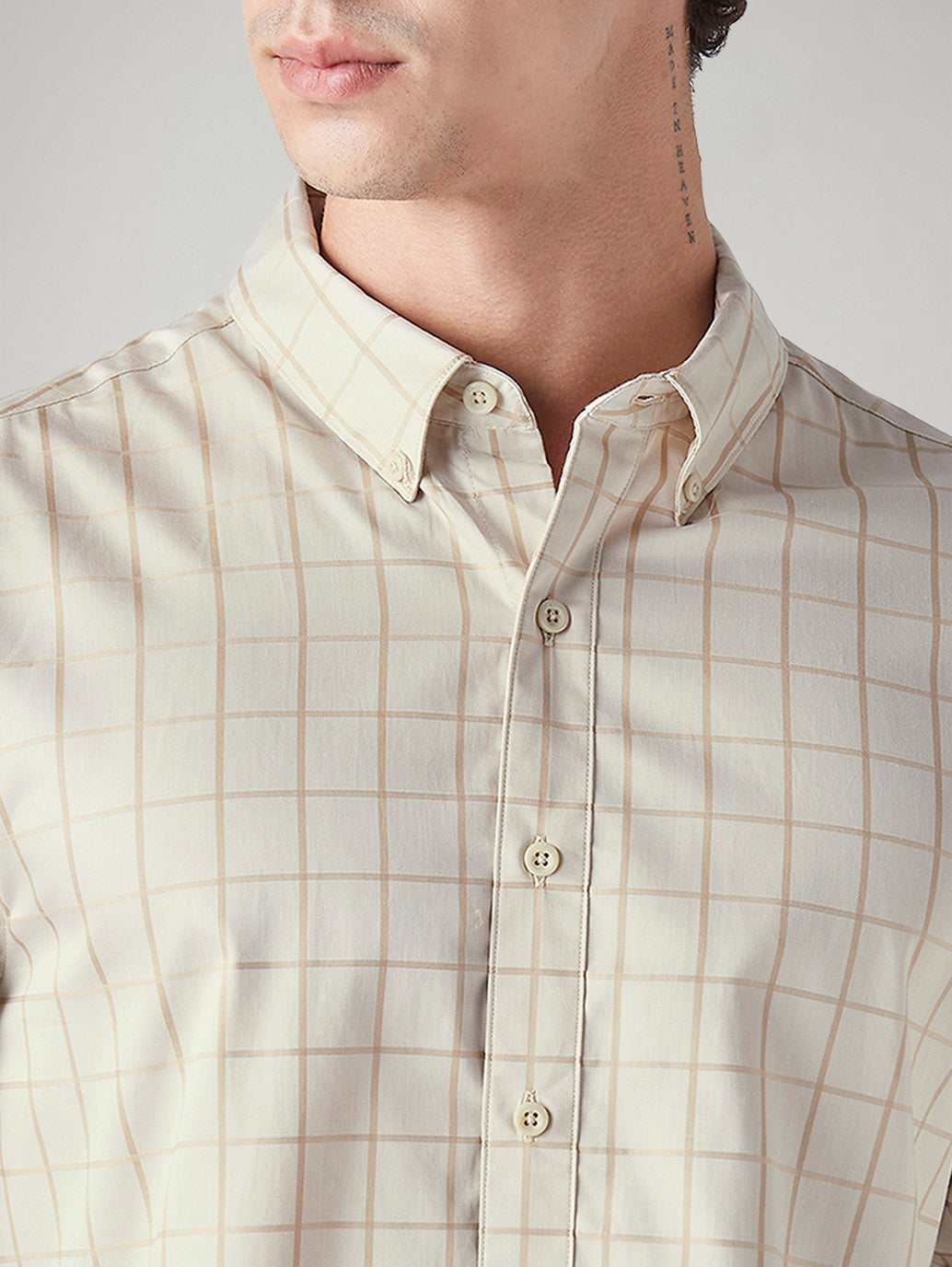 Men's Checkered Slim Fit Shirt - 20 View