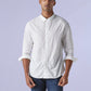 Men's Striped Slim Fit Dobby Redloop Shirt - 5a9f2552-8945-4fc6-aa35-ff01b209ea91 View