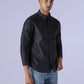 Men's Striped Slim Fit Redloop Dobby Shirt - 313ef1c7-11d3-4953-8a82-881d7b9a93a9 View