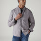 Men's Redloop Checkered Slim Fit Linen Shirt - Styleshot View
