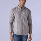 Men's Redloop Checkered Slim Fit Linen Shirt - de567292-4533-489f-a0ae-570a9b4a6dcc View