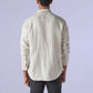 Men's Redloop Striped Slim Fit Linen Shirt - c7f99e63-b683-4a72-b79f-f6e72a775132 View