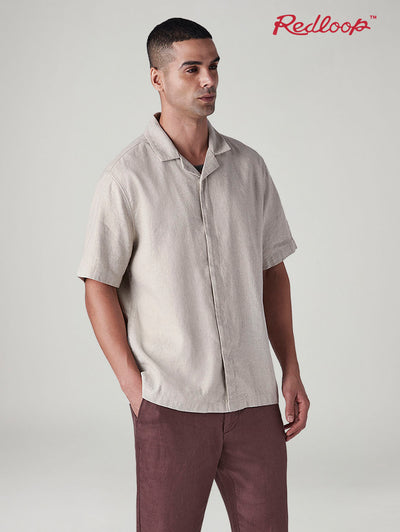 levi's Men's Solid Loose Fit Resort Collar Redloop Shirt-picture-12