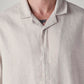 Men's Solid Loose Fit Resort Collar Redloop Shirt - 20 View