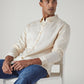 Men's Redloop Solid Slim Fit Linen Shirt - Styleshot View