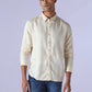 Men's Redloop Solid Slim Fit Linen Shirt - 0886df17-65b6-43c2-9fc4-001dbe3c9755 View