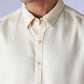Men's Redloop Solid Slim Fit Linen Shirt - 07a7a12e-07a2-4de1-a6ab-5ee20c4bf392 View