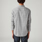 Men's Checkered Slim Fit Shirt - Back View