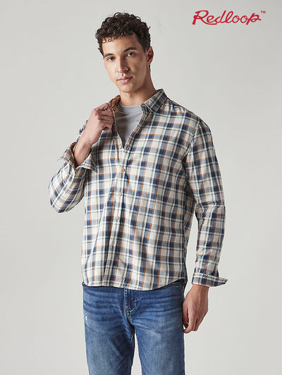levi's Men's Checkered Slim Fit Redloop Shirt-picture-22