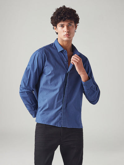 levi's Men's Solid Slim Fit Linen Shirt-picture-18