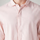 Men's Solid Slim Fit Linen Shirt - Detail View