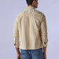 Men's Redloop Solid Slim Fit Corduroy Shirt - 0555fd57-b0b3-4b0a-8562-369f95562950 View