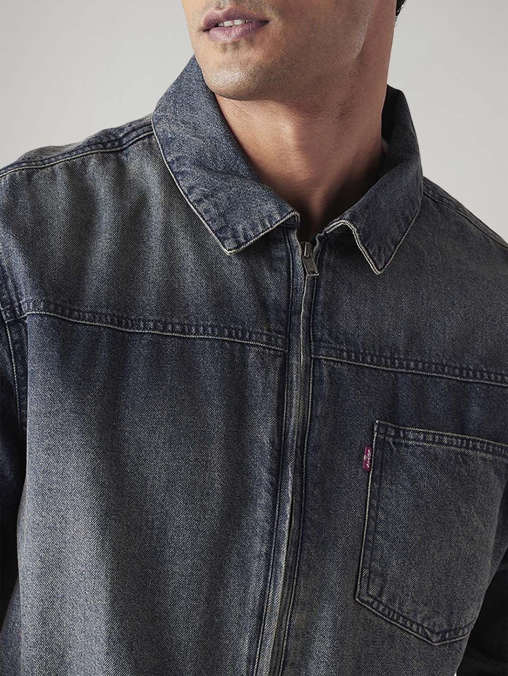 Men's Solid Relaxed Fit Jacket – Levis India Store