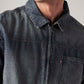 Men's Solid Relaxed Fit Jacket - Detail View