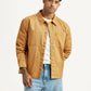 Men's Solid Tan Relaxed Fit Shirt - Styleshot View