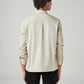 Men's Solid Slim Fit Shirt - Back View