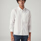 Men's Solid Slim Fit Shirt - Front View