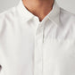 Men's Solid Slim Fit Shirt - Detail View