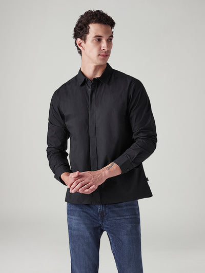 levi's Men's Solid Slim Fit Shirt-picture-17