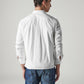 Men's Solid Slim Fit Poplin Redloop Shirt - Back View