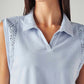 Women's Crochet Regular Fit T-Shirt - Detail View