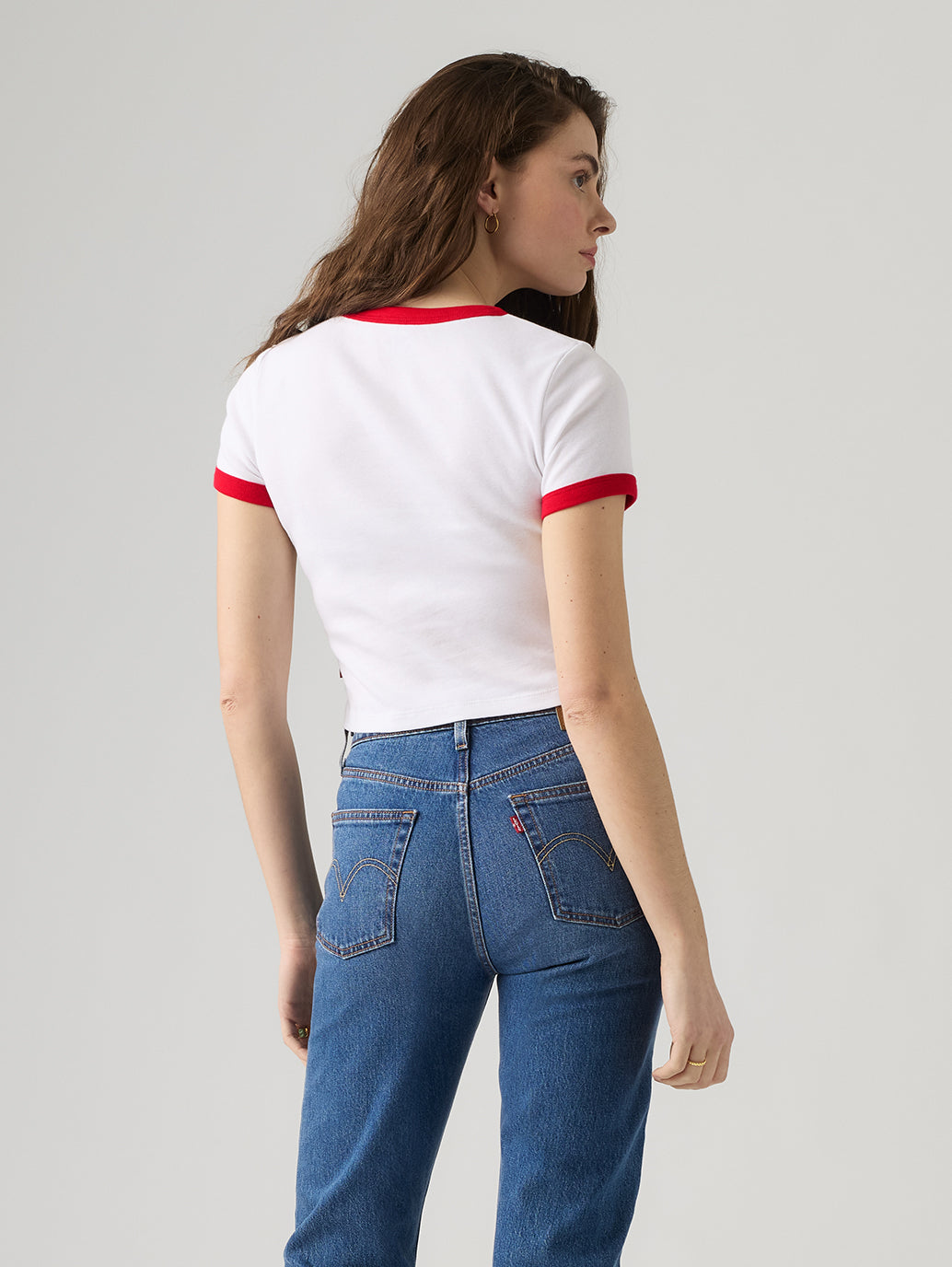 Levi's® England Women's Ringer Tee - Back View